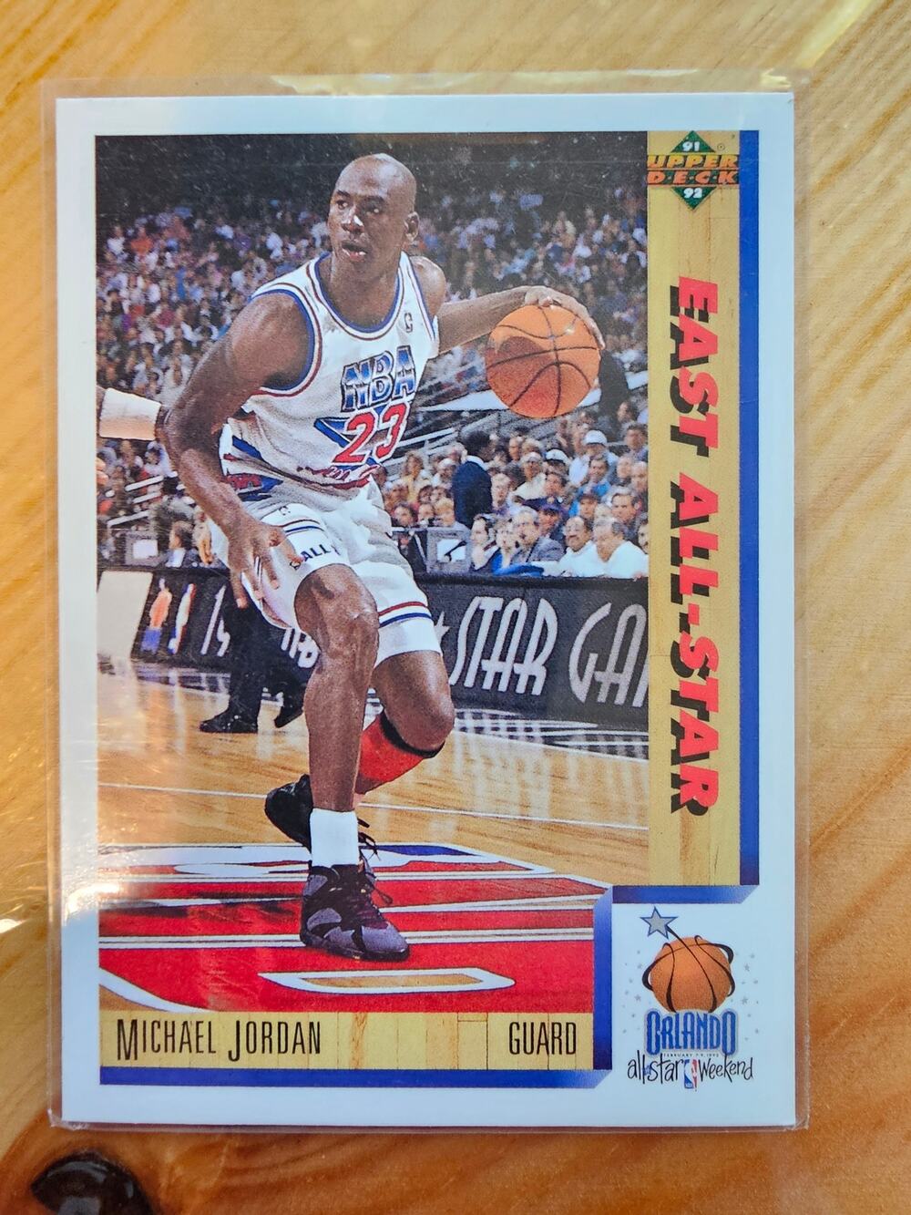 Michael Jordan 1991-1992 Upper Deck #452 - East All-Star - Chicago Bulls - NBA